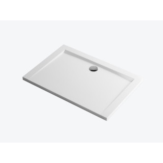 Brodzik prostokątny 90x80cm, niski, Excellent Forma, biały