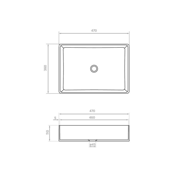 Zlewozmywak granitowy, 1 komora bez ociekacza, Laveo Komodo - biały