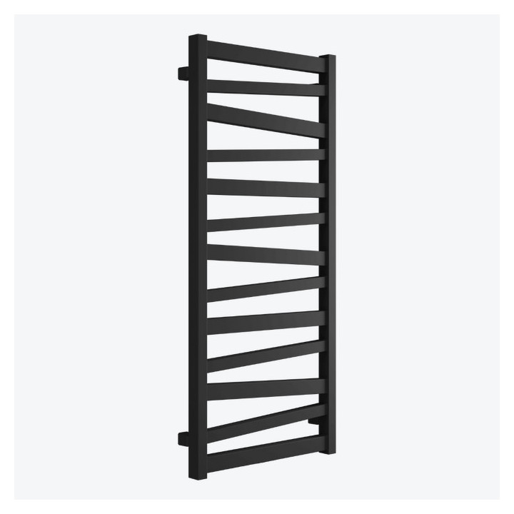Grzejnik łazienkowy Excellent Italic 95 945x500 - czarny mat