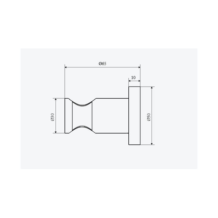 Słuchawka prysznicowa Excellent Auris, 3-funkcyjna - złoty szczotkowany