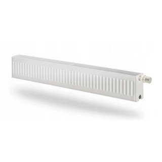 Grzejnik Purmo Plint P typ 21s, 20x80 cm - biały