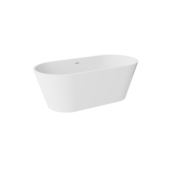 PYTAJ O RABAT ! Wanna wolnostojąca owalna Besco Otylia 160x77cm Retro + nogi złote