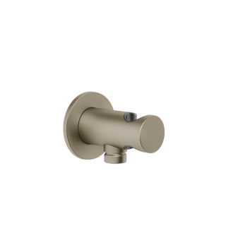 Przyłącze kątowe Gessi Anello, z uchwytem - Copper Brushed PVD