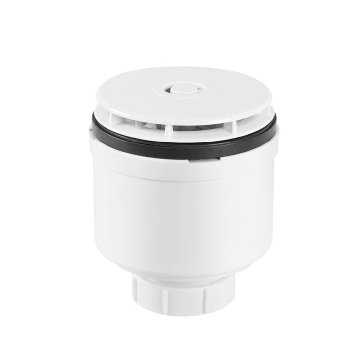 Syfon brodzikowy McAlpine, czyszczenie od góry, klik-klak, biały