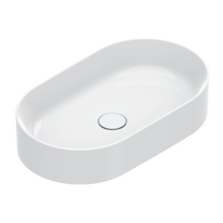 Umywalka nablatowa Catalano Zero 60x35 cm, bez przelewu, bez otworu na baterie - tortora satin