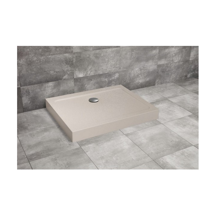 Brodzik prostokątny Radaway Doros F, 120x90cm, akrylowy, stone antracytowy