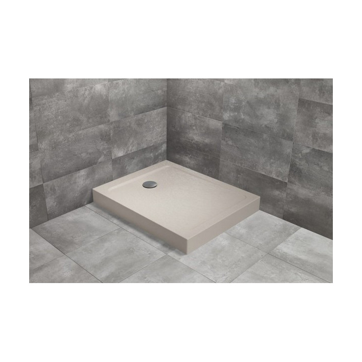 Brodzik prostokątny Radaway Doros D Compact, 130x90cm, akrylowy, stone biały