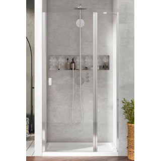 Drzwi prysznicowe Radaway Nes KDS II 120, lewe, 1200x2000mm, srebrny profil