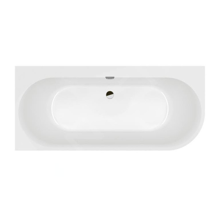 Wanna prostokątna Villeroy & Boch OBERON 2.0, 180x80,  Weiss Alpin