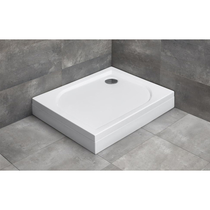 Brodzik Dolphi Radaway Delos D z obudową prostokątny, 100x75 cm, prawy- sanitbuy.pl