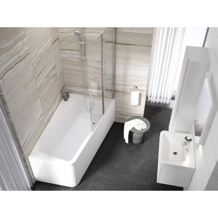 Ravak 10° wanna asymetryczna 160x95 cm lewa biała 