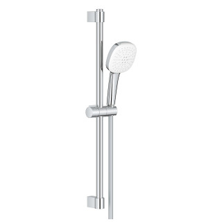 Zestaw prysznicowy Grohe Tempesta Cube 110, słuchawka 2-funkcyjna z wężem 175cm i drążkiem 60cm - chrom