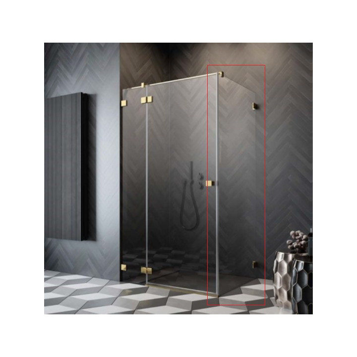 Drzwi kabiny prysznicowej Radaway Essenza Pro 8 KDJ 100, lewe, 1000x2000 mm - szkło przejrzyste, profil chrom