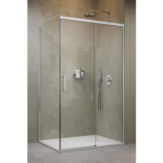 Drzwi kabiny prysznicowej Radaway Idea 8 KDJ 110, lewe, 1000x2000mmm, szkło przejrzyste, chrom