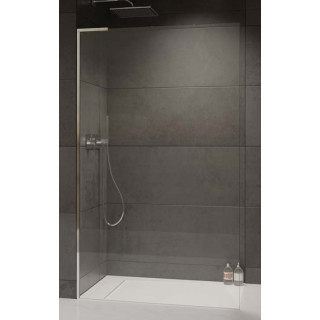 Parawan nawannowy Radaway Modo SL Black PNJ II 70 prawy, szkło przejrzyste, profil czarny