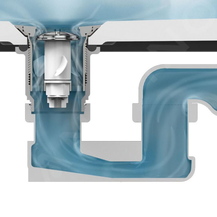 Zestaw odpływowo-przelewowy ViFlow Villeroy & Boch - Stone White