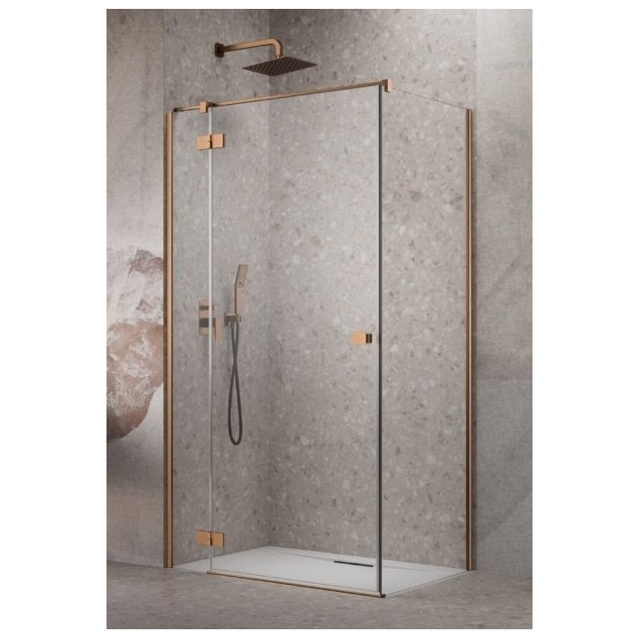 Drzwi kabiny prysznicowej Radaway Essenza 8 KDJ 80, lewe, 800x2000mmm, szkło przejrzyste, chrom