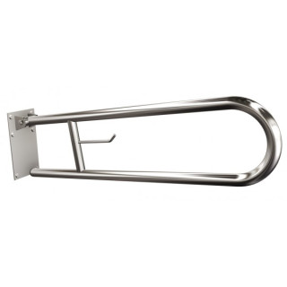 Uchwyt półokrągły uchylny z płytą 60cm, Andex, stal nierdzewna polerowana