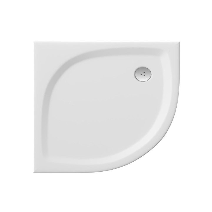 Brodzik Ravak Elipso Pro półokrągły 90x90 cm FLAT