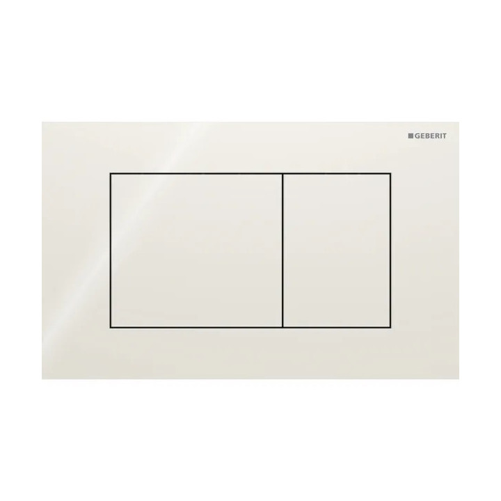 Przycisk uruchamiający Geberit Sigma40 do spłukiwania dwudzielnego, prostokątny, szkło - lava