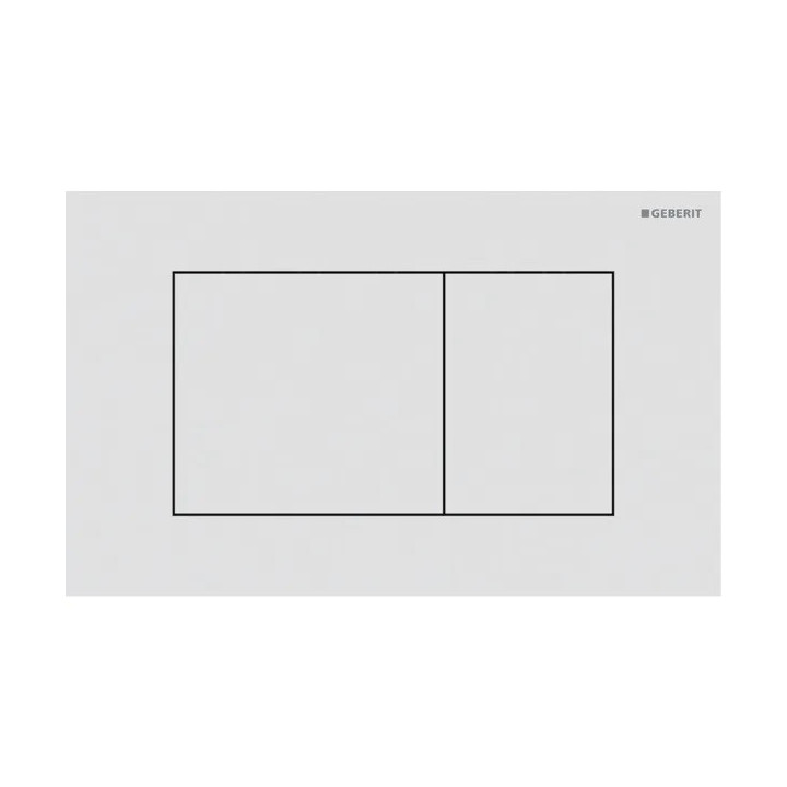 Przycisk uruchamiający Geberit Sigma40 do spłukiwania dwudzielnego, prostokątny, stal nierdzewna - czarny mat