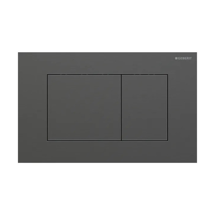 Przycisk uruchamiający Geberit Sigma40 do spłukiwania dwudzielnego, prostokątny, stal nierdzewna - czerwone złoto/ szczotkowany