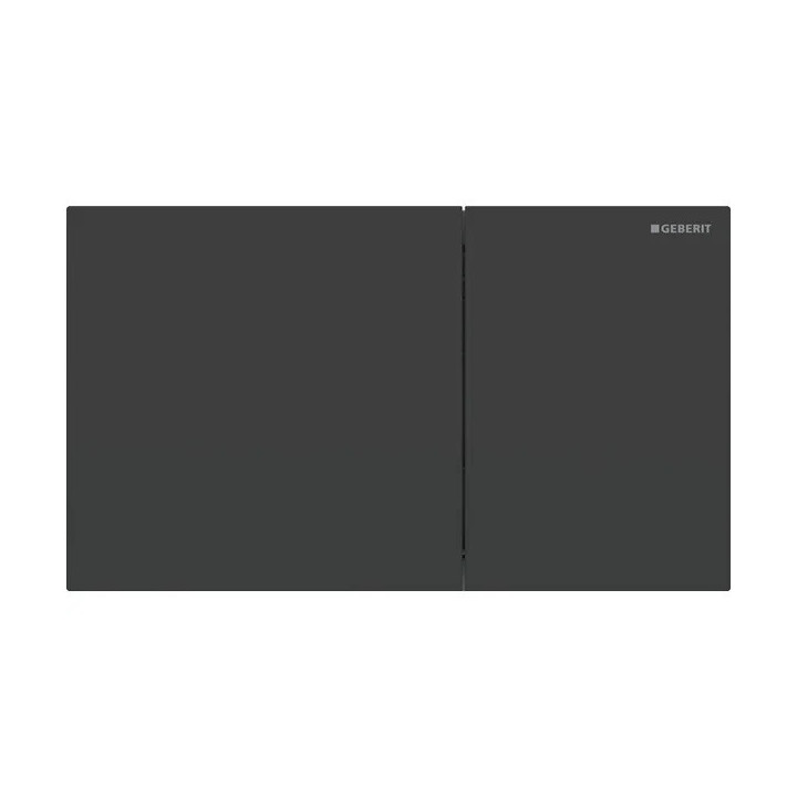 Przycisk uruchamiający Geberit Sigma40 do spłukiwania dwudzielnego, okrągły, stal nierdzewna - biały mat