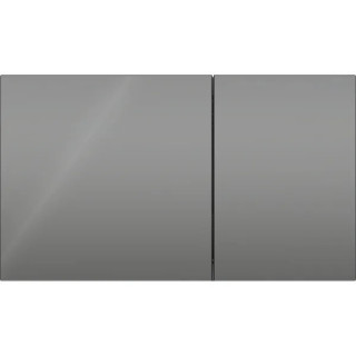 Przycisk uruchamiający Geberit Sigma70 do spłukiwania dwudzielnego, prostokątny, stal nierdzewna - szczotkowany