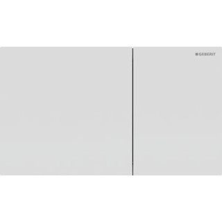 Przycisk uruchamiający Geberit Sigma70 do spłukiwania dwudzielnego, prostokątny, stal nierdzewna - szczotkowany