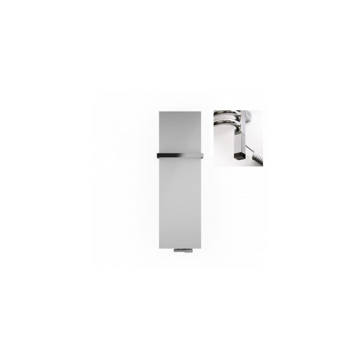 Grzejnik elektryczny Terma Case Slim 42x181 cm z lustrem, z zewnętrzną grzałką ONE - kolor RAL i kolory specjalne