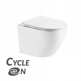 Umywalka ceramiczna Laveo Kvadrato 47x36 cm nablatowa, bez otworu na baterie - biała