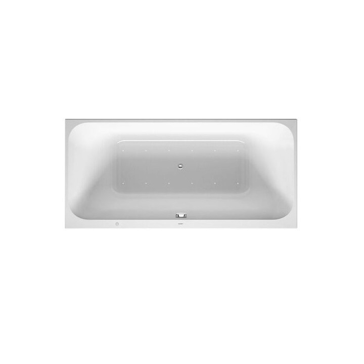 Wanna z hydromasażem Duravit Starck 200x100 cm, wariant hydromasażu Air-System - biała