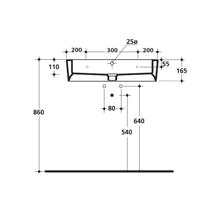 Umywalka Kerasan Ego 70x43 cm- sanitbuy.pl