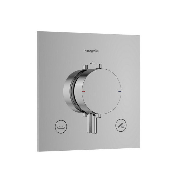 Bateria termostatyczna Hansgrohe Ecostat Comfort S, do 2 odbiorników, podtynkowa - chrom