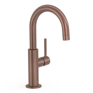 Bateria umywalkowa  Study - Tres, wys. 27,5 cm z obrotową wylewką - sanitbuy.pl