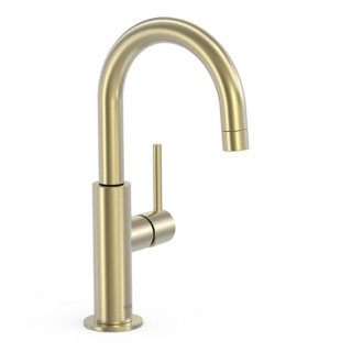 Bateria umywalkowa  Study - Tres, wys. 27,5 cm z obrotową wylewką - sanitbuy.pl