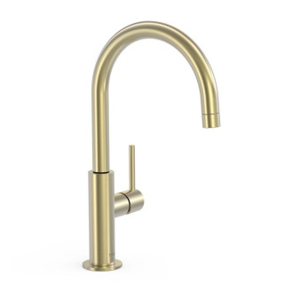 Bateria umywalkowa  Study - Tres, wys. 27,5 cm z obrotową wylewką - sanitbuy.pl