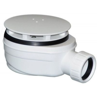 Syfon wannowy do instalacji zewnętrznej z łańcuszkiem i syfonem, Polysan CHARLESTON, chrom