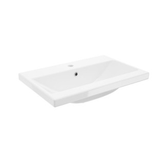 Szafka podumywalkowa Defra Faro D60 z dwiema szufladami, szerokość 60 cm - lakier biały połysk 