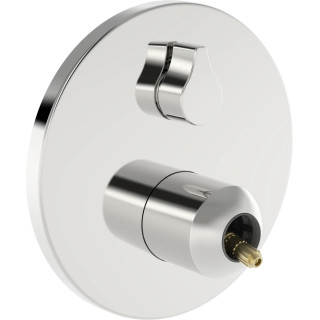 Bateria umywalkowa HansaGenesis, element natynkowy, wylewka 20,3 cm - chrom