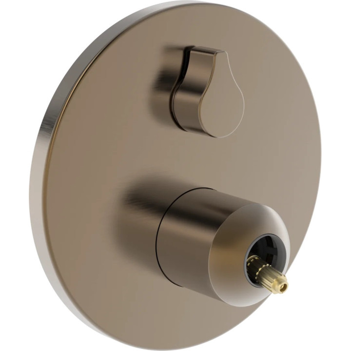 Bateria umywalkowa HansaGenesis, element natynkowy, wylewka 20,3 cm - chrom