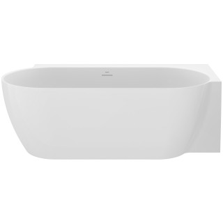 Wanna wolnostojąca do ściany Ravak Freedom Wall II Tec, akrylowa,170x87 cm - biała, osłona odpływu biała