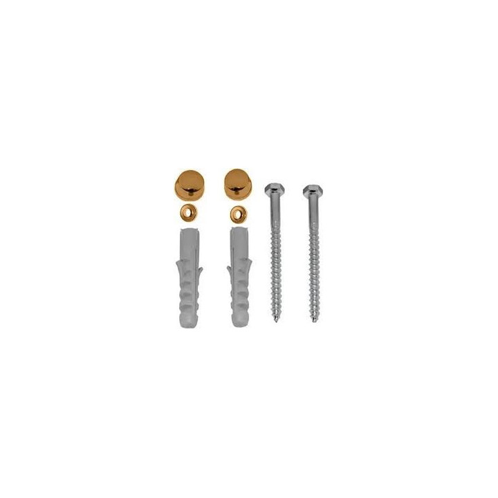 Zestaw mocujący do muszli i bidetów stojących Kerasan Waldorf, brąz