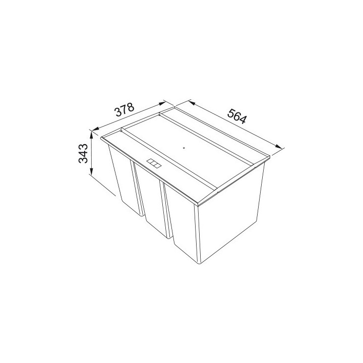 Osłona odpływu, Franke Color Line - Czarny mat 