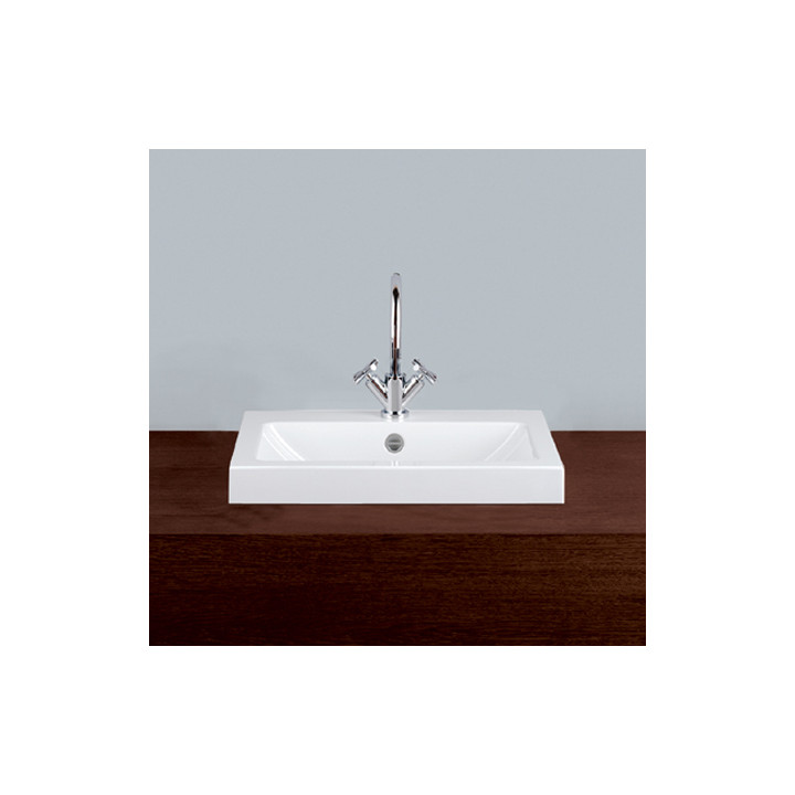 Umywalka Alape AB.R585H.1 stawiana na blacie 585x405 mm- sanitbuy.pl