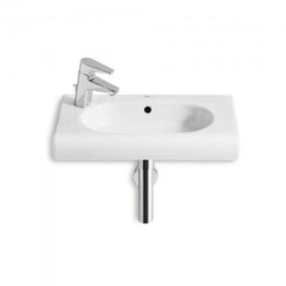 Umywalka Roca Meridian Compacto 60x32 cm z otworem na baterię po lewej stronie- sanitbuy.pl