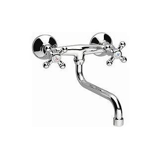 Bateria zlewozmywakowa Ferro Retro ścienna- sanitbuy.pl