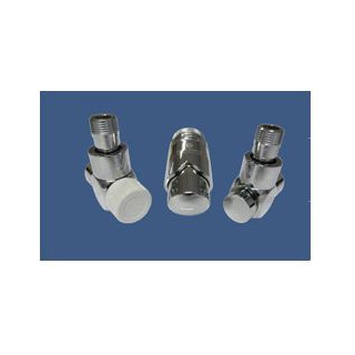 Zestaw łazienkowy Schlosser Exclusive osiowo prawy chrom do rur ze stali- sanitbuy.pl