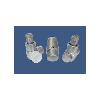 Zestaw łazienkowy Schlosser Exclusive osiowo lewy satyna do rur ze stali- sanitbuy.pl