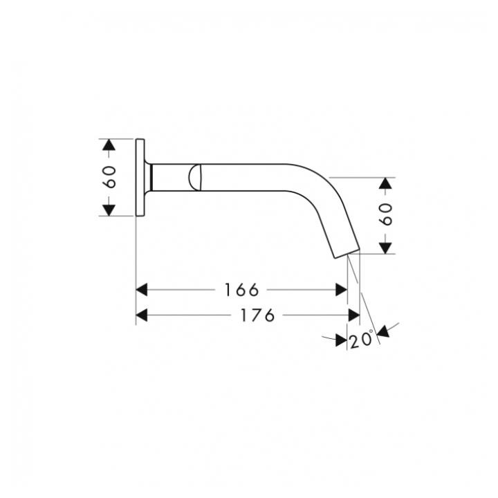 Bateria Axor Citterio M umywalkowa  podtynkowa z krótką wylewką- sanitbuy.pl